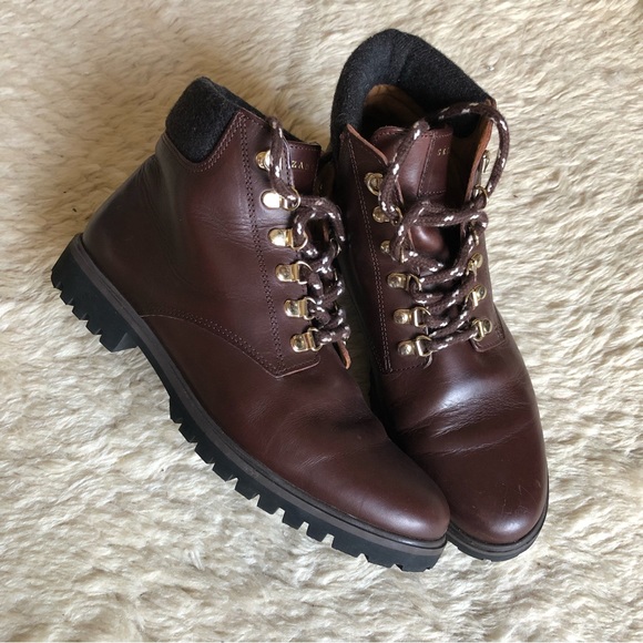 Sezane Raphael Leather Boots - Picture 3 of 16